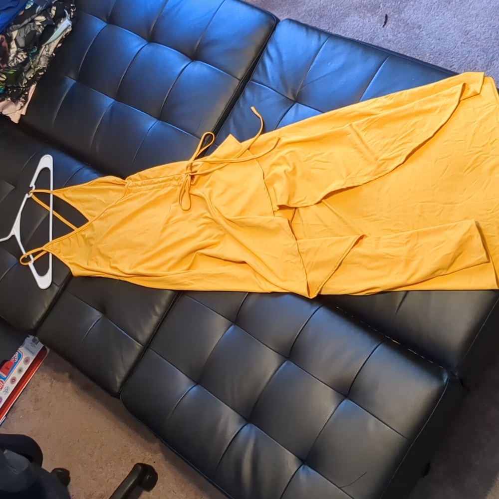 Women's Mustard Yellow Dress size XL / fits like a L